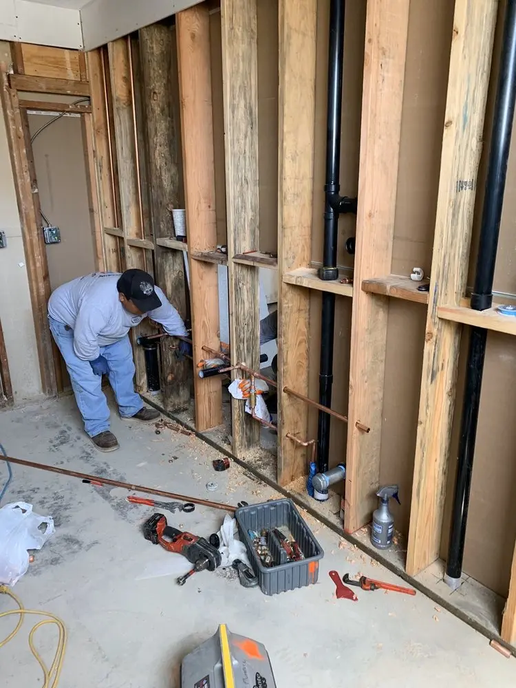 Commercial rough-in plumbing for Gas Line Repair in Five Oaks